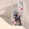 Чехол для телефона iPhone 14 13 15 16 17 Pro Max 16E 11 12 8 7 Plus X XR XS SE 2022 Животный Цветочный и Леопардовый Узор Блестящая Задняя Крышка