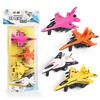 Simulation Inertial Solid Color Aircraft Fighter Children Model Toy
