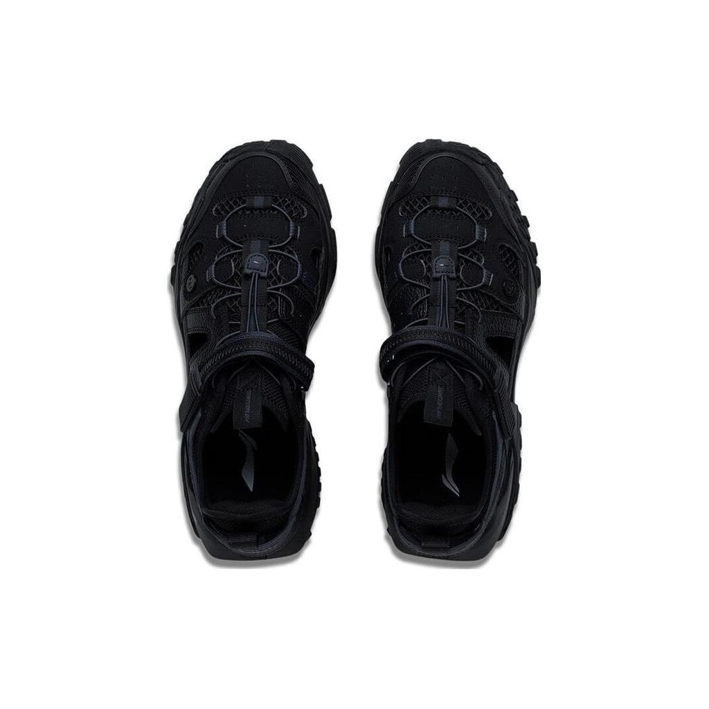 Li Ning CF Su Series Lin Chuan V2 Non-Slip Wear-Resistant Low-Top Sports Casual Shoes Men Sneakers Black AGLT079-3