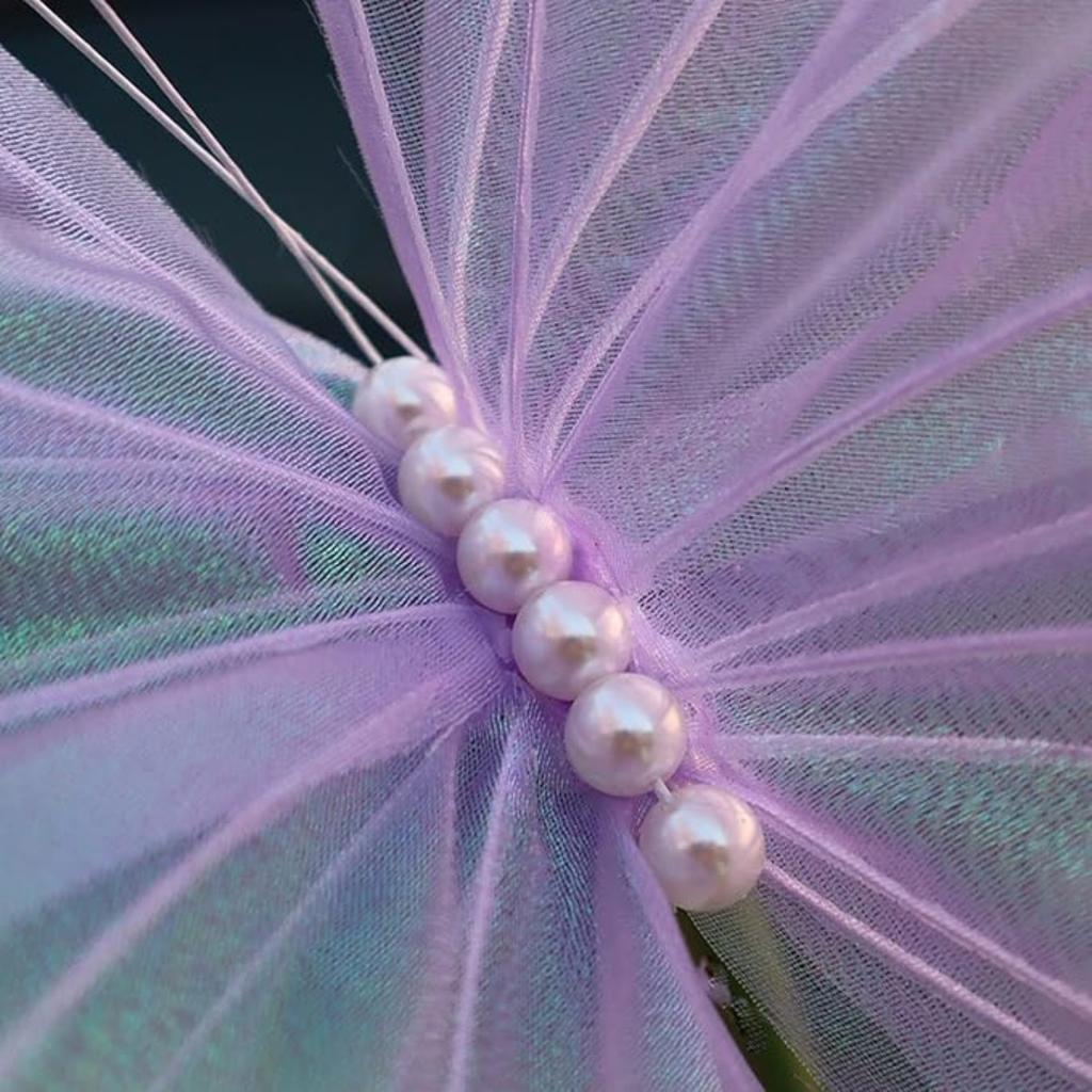 Artificial Butterfly,Giant Gauze Fake Butterfly Mariage Decor,Butterfly Wall Decor for Wedding Crafts Wall Room Decor DIY,50cm