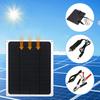 Солнечная батарея панель наружная 20 Вт 12 В автомобиль лодка яхта солнечная панель водонепроницаемая солнечная панель комплект для подзарядки капель с зажимом для автофургона