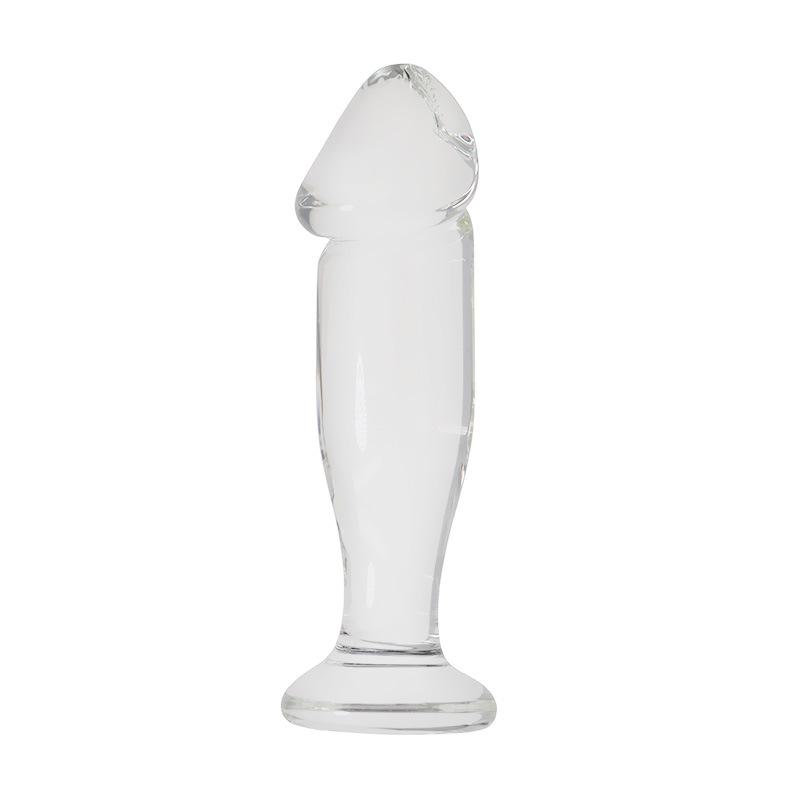 Кристалл Стеклянный Пенис Анальная Пробка Мастурбация Задний Двор Хризантема Стимуляция Мужчины и Женщины Задний Двор Оргазм Игрушки для Взрослых