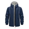 Men'S Loose Jacket Fashionable Multi Pocket Hooded Jacket