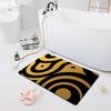 Впитывающий нескользящий коврик Дверной коврик Ванная комната Туалет Пол Душевая комната Коврик для ванной Современный кухонный коврик