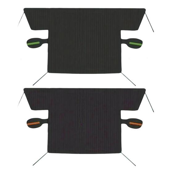 Универсальный автомобильный чехол от снега на лобовое стекло Толстый морозостойкий солнцезащитный козырек с магнитами и светоотражающими полосами Защита в любое время года Снежный щит