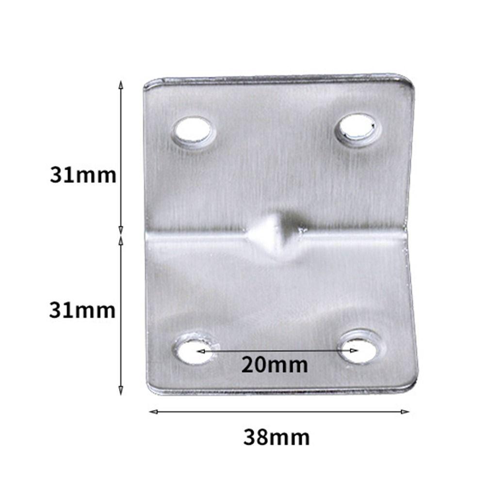 5 шт./компл. крепежный уголок для мебели соединительный уголок из нержавеющей стали треугольный кронштейн