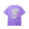 Anta Kyrie Irving Series Printed Letter Round Neck Comfortable Versatile Breathable Loose Short Sleeve T-Shirt Unisex Tops Jasmine-Purple 172431118-5