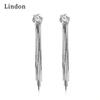 Lindon Copper Alloy Zircon Earrings Drop Earrings For Women Wedding Party Gifts