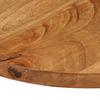 Table Top Ø 80x3.8 cm Round Solid Wood Mango