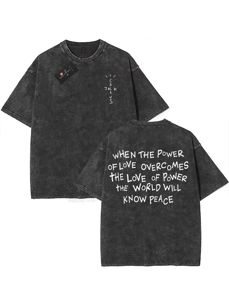 Travis Scott Oversized Washed Look Mom I Can Fly TShirt Cactus Jack Tee