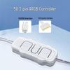3-pin ARGB контроллер вентиляторов 5В с пультом ДУ и хабом синхронизации для корпусов ПК