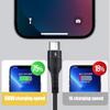 PD 60W Fast Charging Spring USB C To Type C Cable for iPhone 15 Pro Max Samsung Xiaomi  Phone Car Charger Type-C Cables
