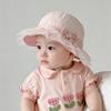 Весенняя детская панамка для девочки с защитой от солнца - Тонкий стиль, принцесса, солнцезащитная шляпа