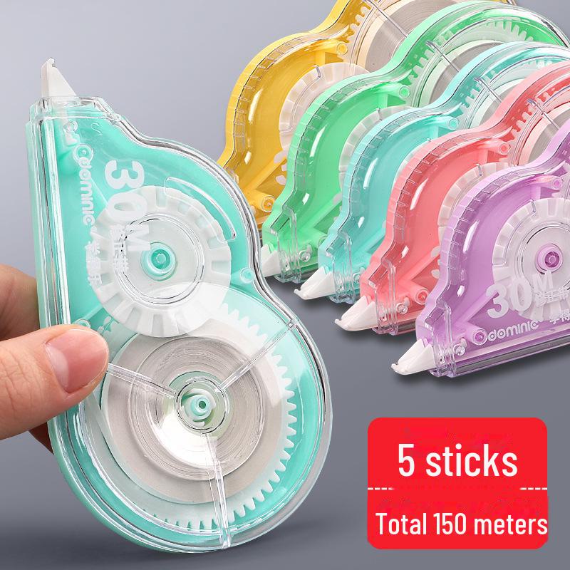 Высокоемкая корректирующая лента для учащихся с гладкой, прозрачной пленкой