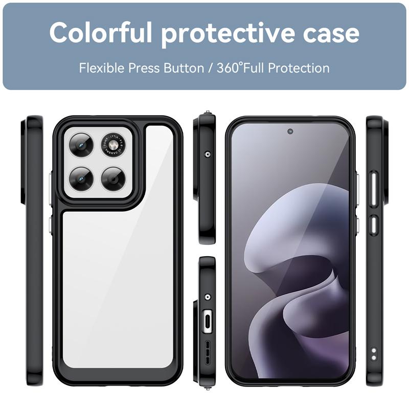 For Motorola Moto G87 G 87 Cases Shockproof Silicone TPU Bumper With Clear Hard PC Phone Cover Bumper For Motorola Moto G77 G67