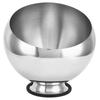 Seasoning Bowl Stainless Steel Hot Pot Restaurant Seasoning Container Sauce Pot with Base SilverL