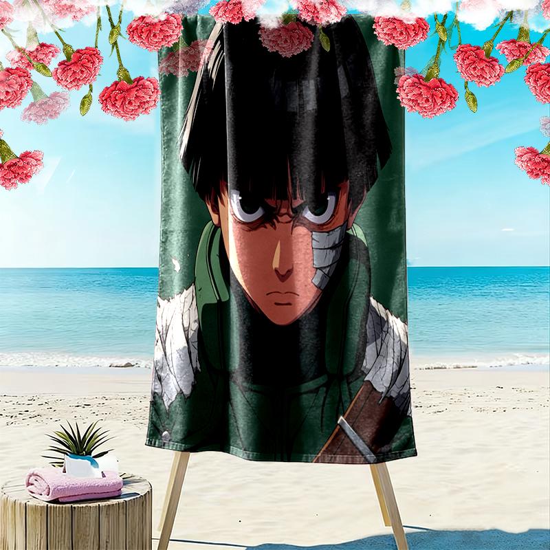 naruto Beach Towel Suitable for Various Scenarios Such As Kitchen, Bathroom and Beach Swimming