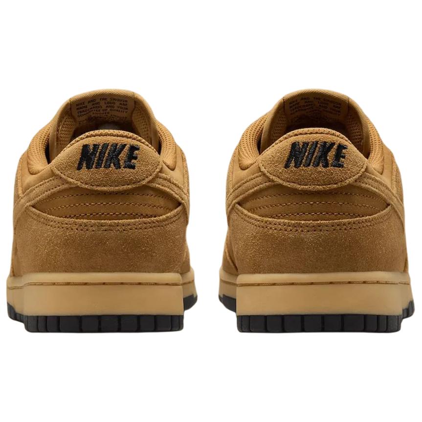 Nike Кроссовки Dunk Suede Low top для скейтбординга мужские Пшенично-коричневые IB6651-700