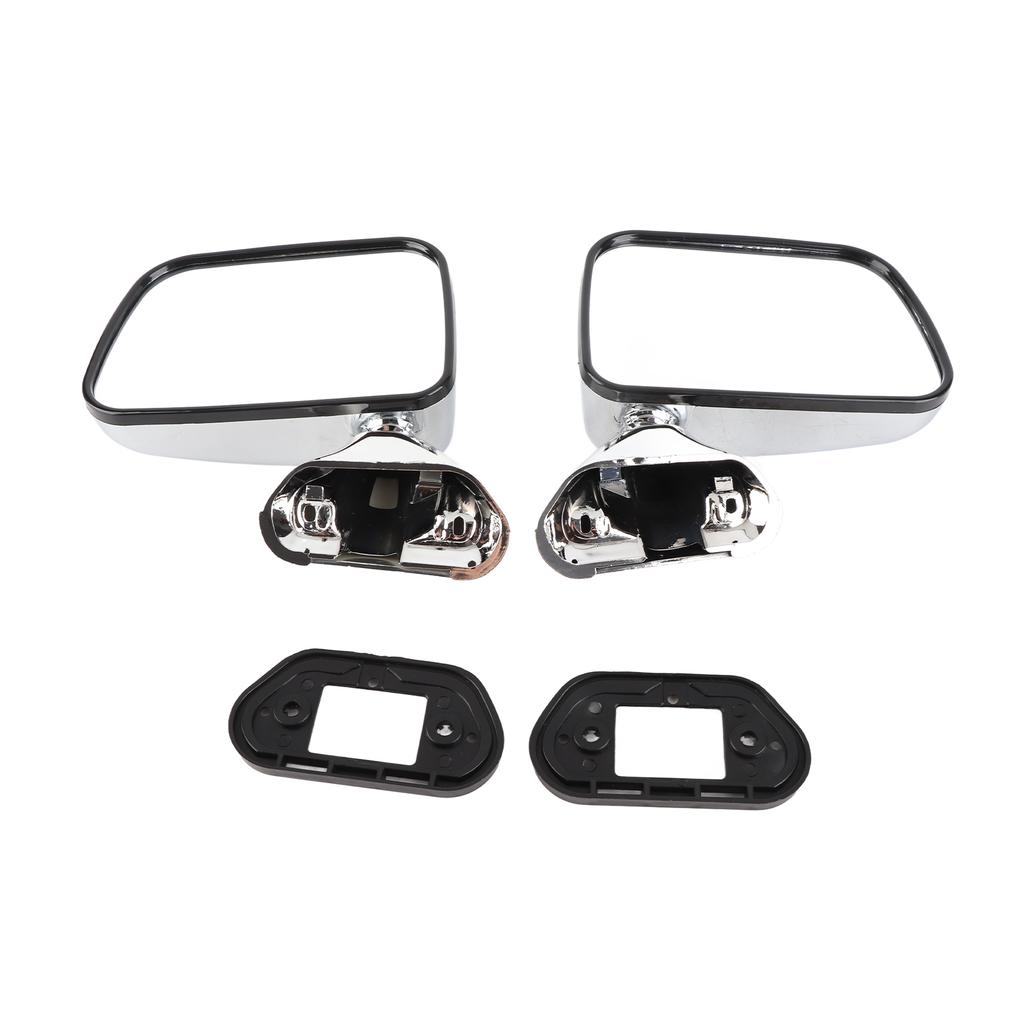 Pair Car Door Rearview Mirror Electroplated Driving Security Fit for HILUX 1988‑2005