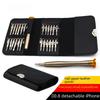 25-in-1 Precision Screwdriver Set with Leather Case – Ideal for Mobile Phones, Watches, and Glasses
