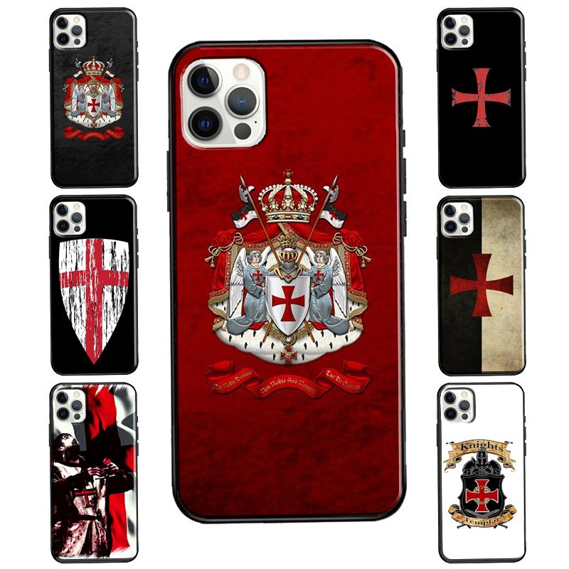 Герб Тамплиеров Для iPhone 13 12 mini 11 Pro Max Чехол Для iPhone XR X XS Max 6S 7 8 Plus SE 2020 Coque