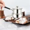With Lid Milk Saucepan Stainless Steel Chocolate Melting Pan Turkish Coffee Pot Camping