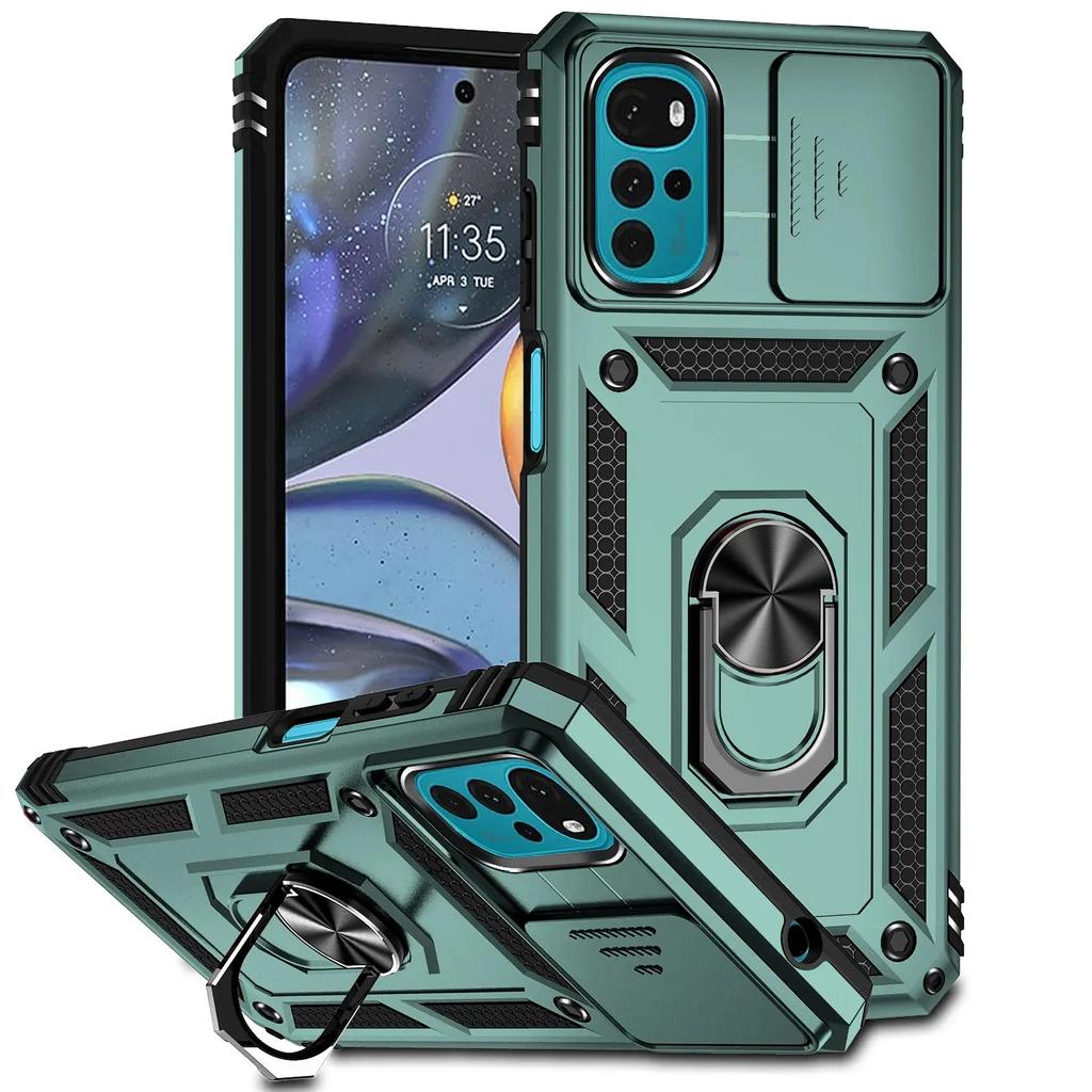 Ударопрочный защитный чехол для Motorola Moto G22 G 5G G32 G52 G82 G62 5G X40 Pro G Stylus G PLAY G Power 5G 4G Кольцо-держатель Крышка объектива