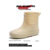 Women's Non-Slip Mid-Calf Japanese Rain Boots - Fashionable Waterproof Outerwear Shoes