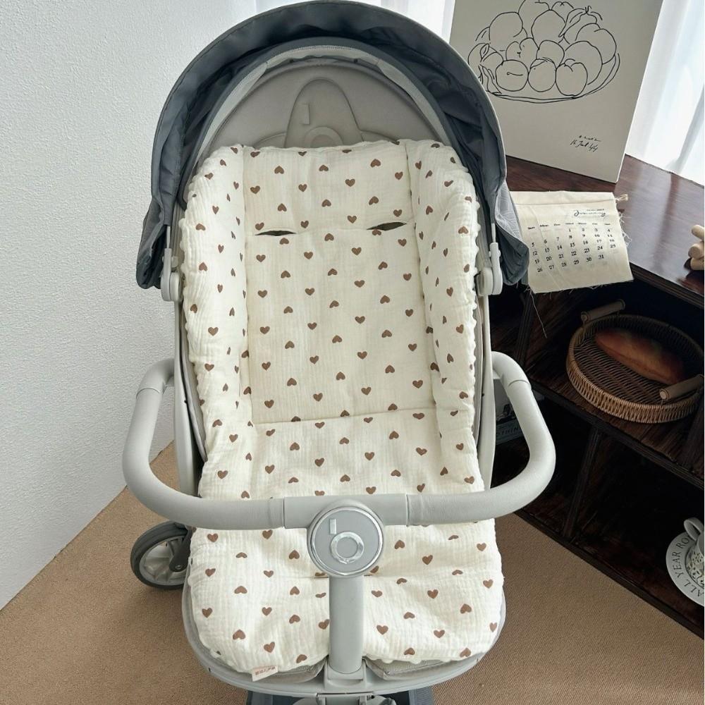 Breathable Stroller Accessories Soft Pushchair Insert Mat Baby Stroller Seat Cushion All Seasons