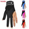 BOODUN, 1 шт., перчатки для бильярда, перчатки с тремя вырезами, перчатки для левой руки, аксессуары для бильярда