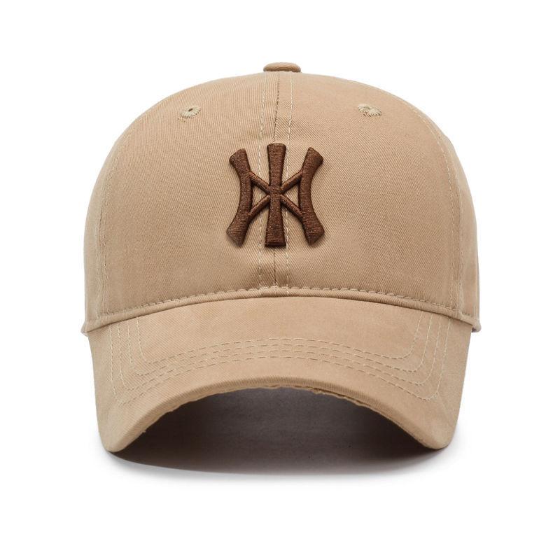 Polyester Letter Embroidered Baseball Cap For Sun Protection And Sunshade Men Women