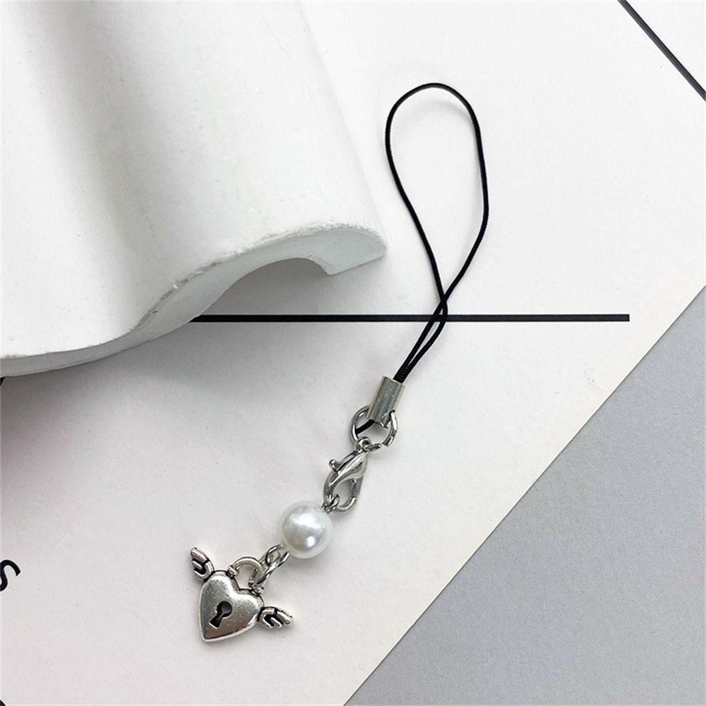 Ремешок для ключей, цепочка из бисера, подвески для телефона в виде звезды, ремешок для мобильного телефона, подвеска для телефона, розовая цепочка для крутой девушки