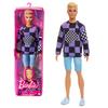 Barbie Ken Fashionista Purple Check Появилась в фильме [Барби] [Кукла-наряд] [От 3 лет] HBV25