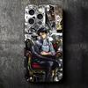 A-Атака Титанов Аниме Мягкий Чехол для Телефона для iPhone 16 16E 17 Air 15 Pro Max 14 Plus 13 Mini 11 12 7 Черный Чехол Задняя Панель