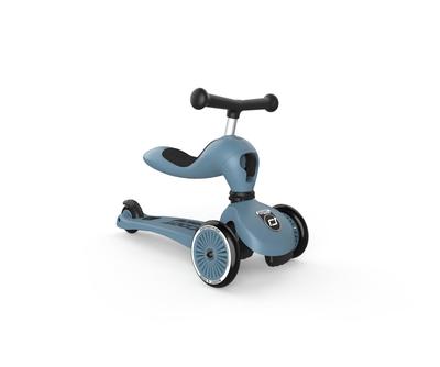 Детский самокат Scoot & Ride Highway Kick 1 Steel, кикборд, трехколесный велосипед [Оригинальный японский продукт с гарантией]