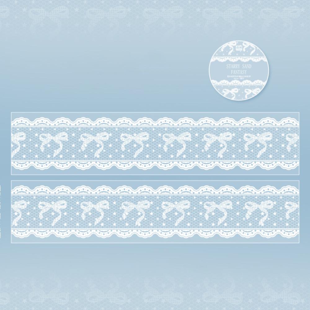 Star Sand Dream Series Washi Tape Fine Glitter Die-Cut Tape Aesthetic Stickers Journal Decor