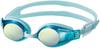 Swans SBFY Swimming Sky Blue with Flash Yellow Mirror for Children Ages SJ-24M Japanese-Made Goggles, Lenses, 6-12