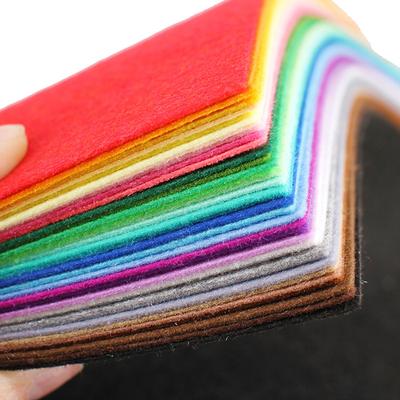 Листы войлочной ткани 1 мм 20/40 цветов Набор для поделок DIY для детей Нетканое полотно для скрапбукинга и дошкольных проектов