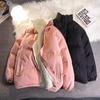 Women Thicken Parka Stand Collar Cotton Padded Jackets Female Thicken Winter Coats