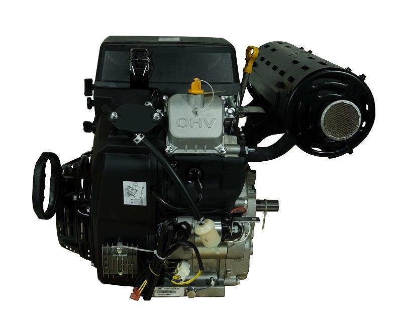 Двигатель Loncin Lc2V80Fd-A Внутреннего сгорания Бензиновый V-Twin V2 27 л.с. Двухцилиндровый Горизонтальный цилиндрический вал 25,4 мм Двигатель Loncin 2V80 Honda, Vanguard, Briggs, Ko