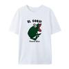 2025 Summer Fashion Short Sleeve El Coqui Frog Printed Round Neck Tshirt For And Women Loose And Versatile Summer Loose