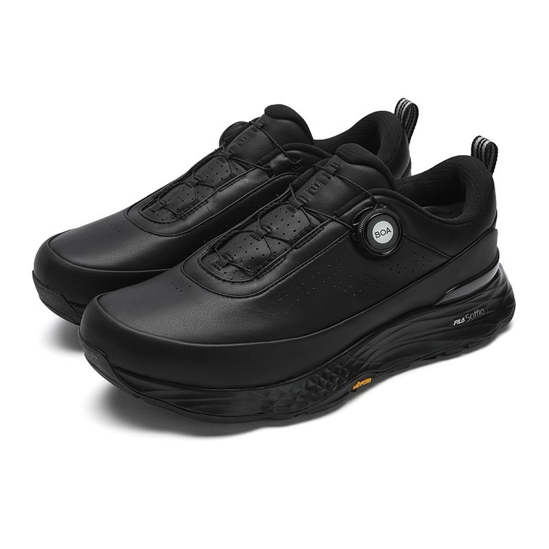 Fila Velocity Стильные Минималистичные Повседневные Спортивные Удобные Универсальные Низкие Гольф-Кроссовки Мужские кроссовки Черные A12M531715FBB