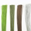100 шт. Флористические проволочные стебли 40 см Искусственная зеленая цветочная проволока DIY Флористический материал Проволочные стебли Аксессуары Растение Домашний декор