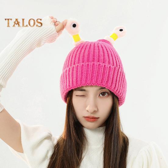 Шерстяная шапка с декором в виде антенны ночного светильника, теплая вязаная шапочка для детей, реквизит для фотосъемки, головной убор для катания на лыжах, походов, термошапка для взрослых и подростков