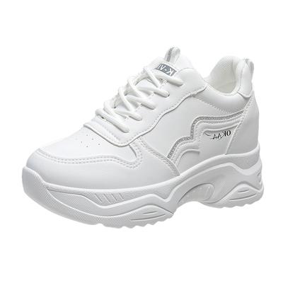 2025 Новый стиль Женские весенне-осенние спортивные туфли в корейском стиле на мягкой подошве для путешествий, бега, повседневной носки, одинарные туфли, полиуретановая подошва