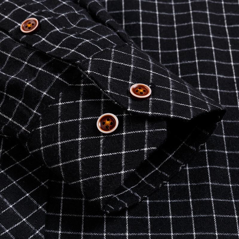 Мужская классическая рубашка в клетку