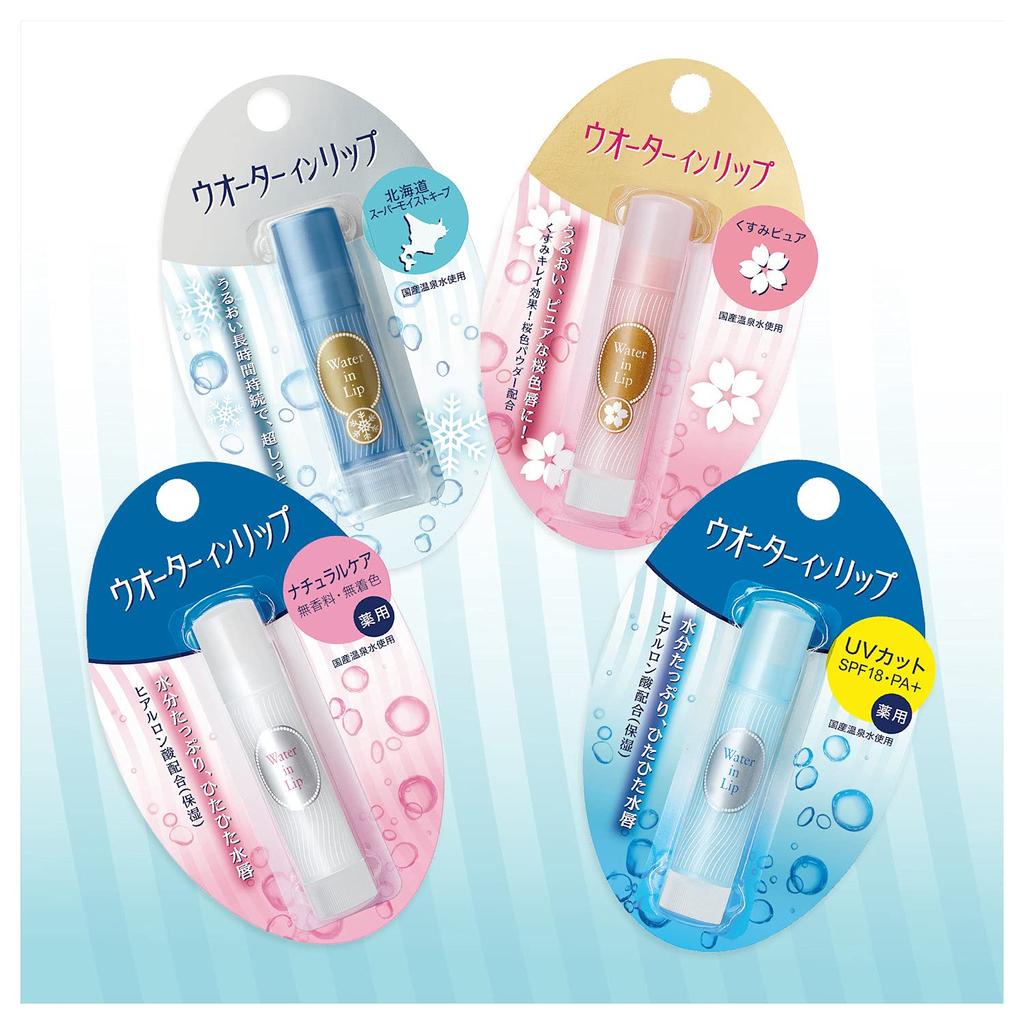 Water in Lip Dull Pure Cherry Blossom содержит гиалуроновую кислоту 3,5 г