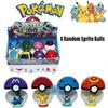 Pocket Monster Ball Toy 7cm Diameter Abs Material Set Of 8 Pokemon Figures