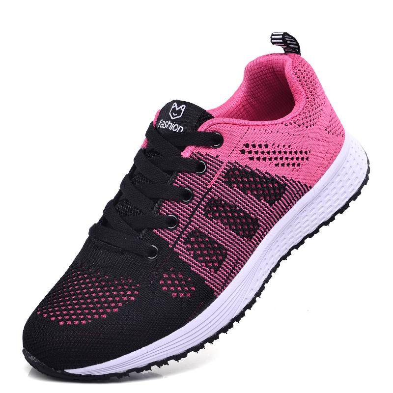 Женская дышащая обувь, повседневные кроссовки для бега на нижней подошве