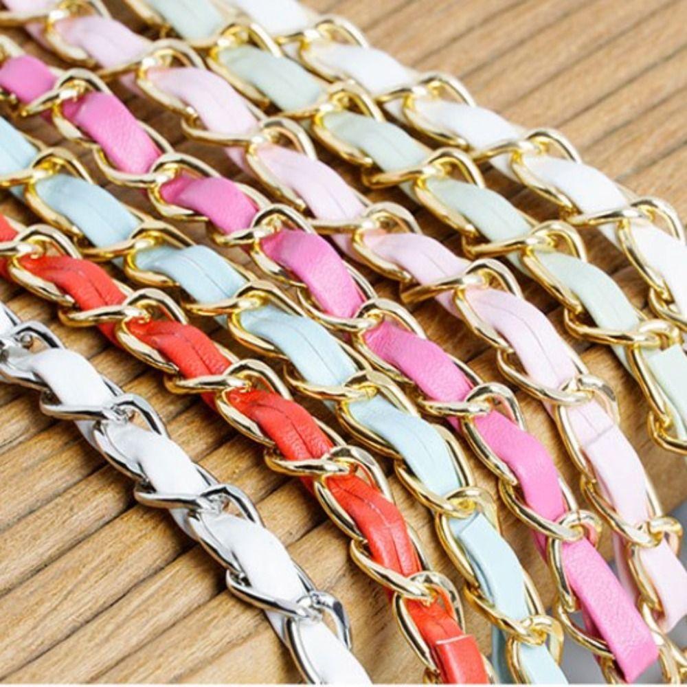 Сменный ремень для сумки на плечо из искусственной кожи, ремни для рюкзака, высококачественная металлическая цепочка для сумки